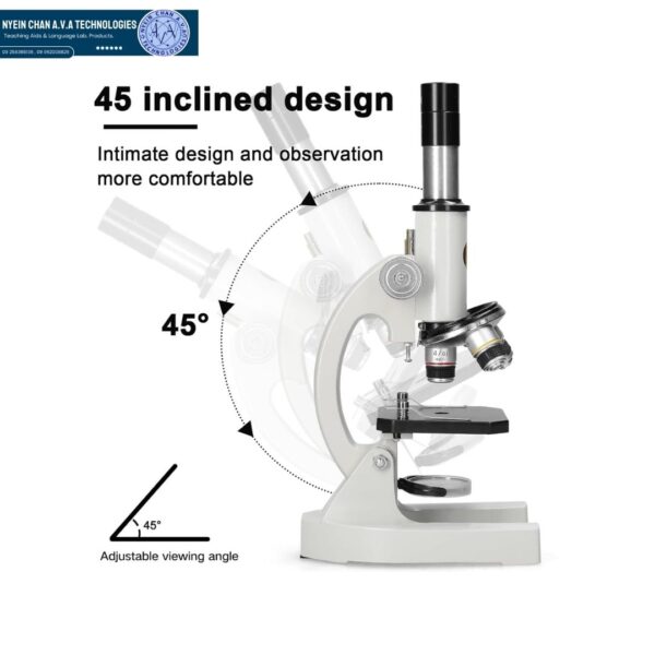 Student Microscope (40X to 640X) without fine adjust